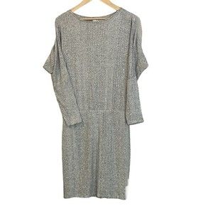 WHBM light weight pullover sweater dress in gray. Women’s size small